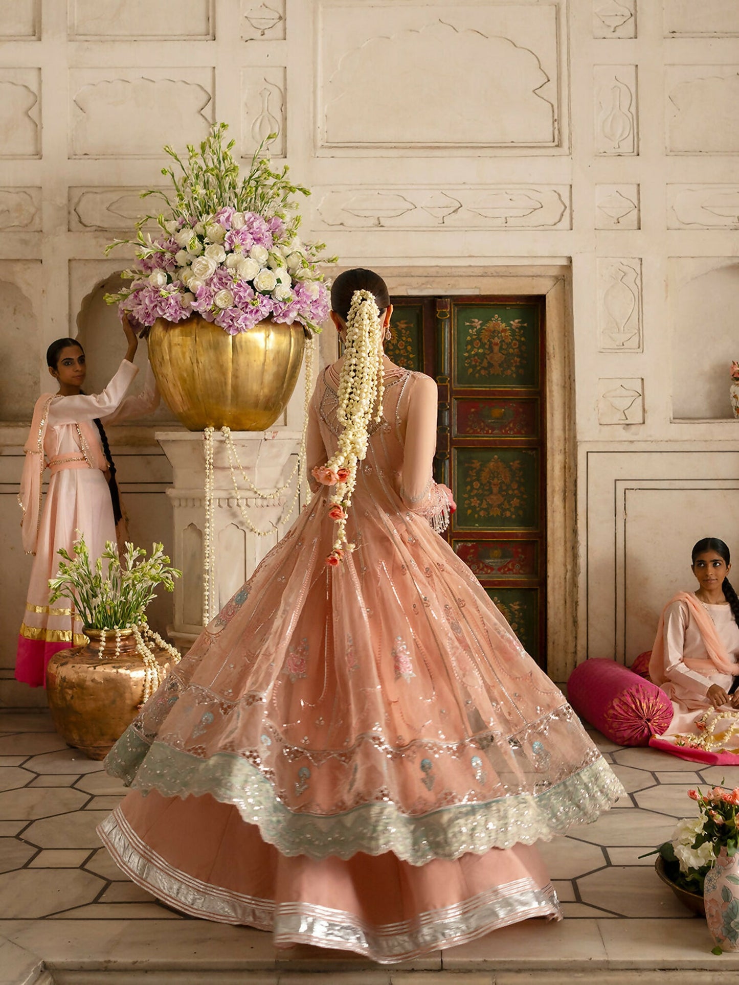 Parishay Ranibagh Luxury Formals Organza Embroidered Unstitched 3-Piece Suit-Roshanara