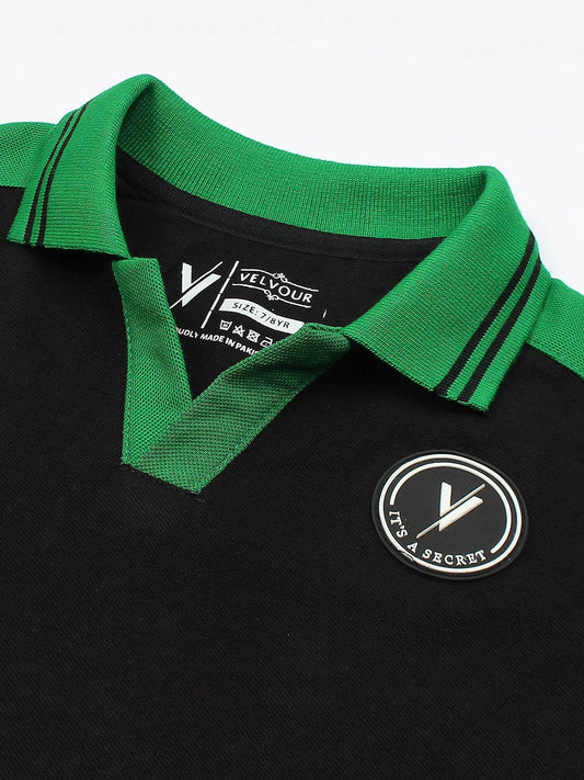 Velvour Boys & Girls Printed Track Suit-VST67-C