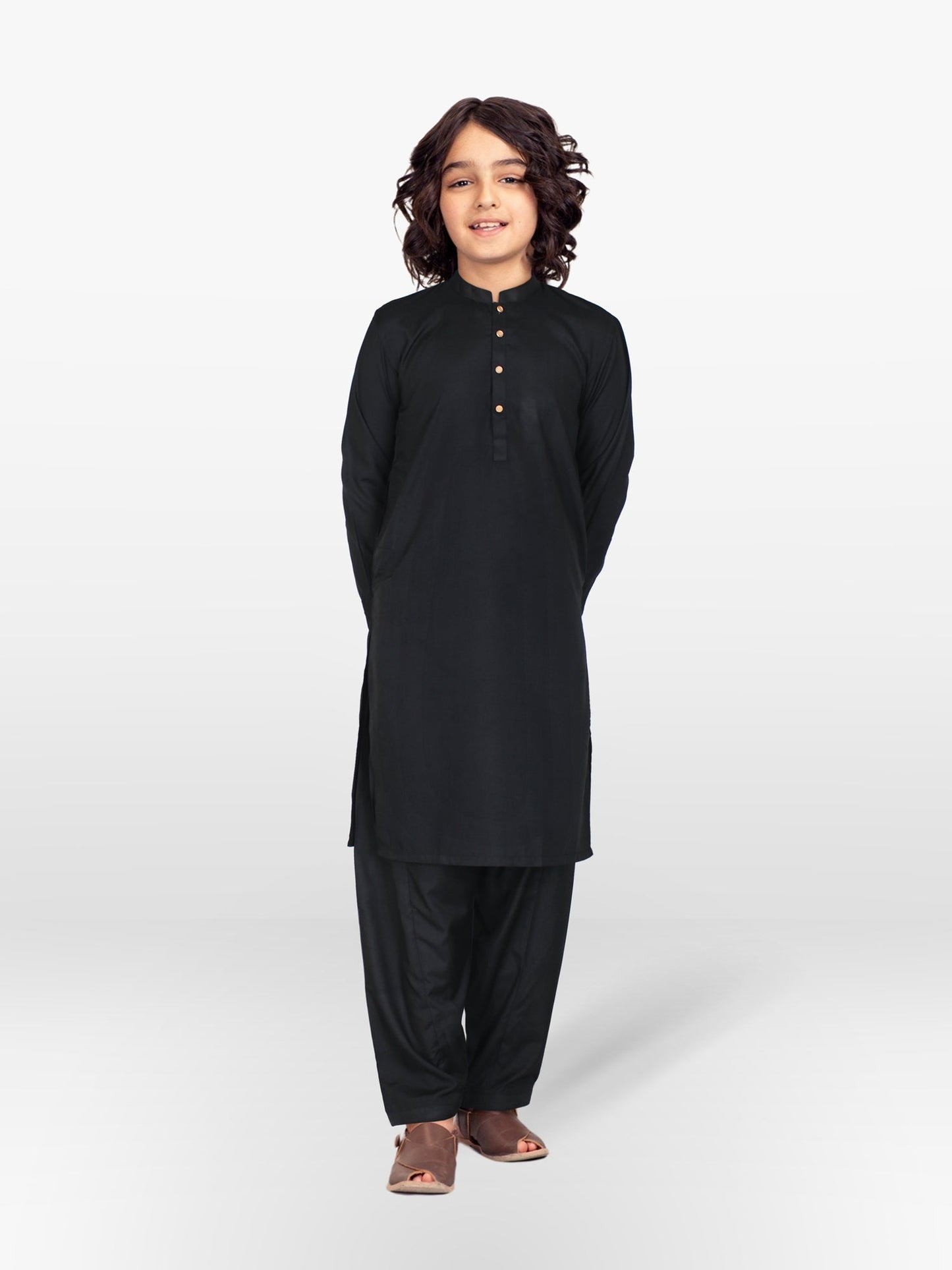 Velvour Boys Cotton Stitched Kurta Shalwar Suit-VB205-B