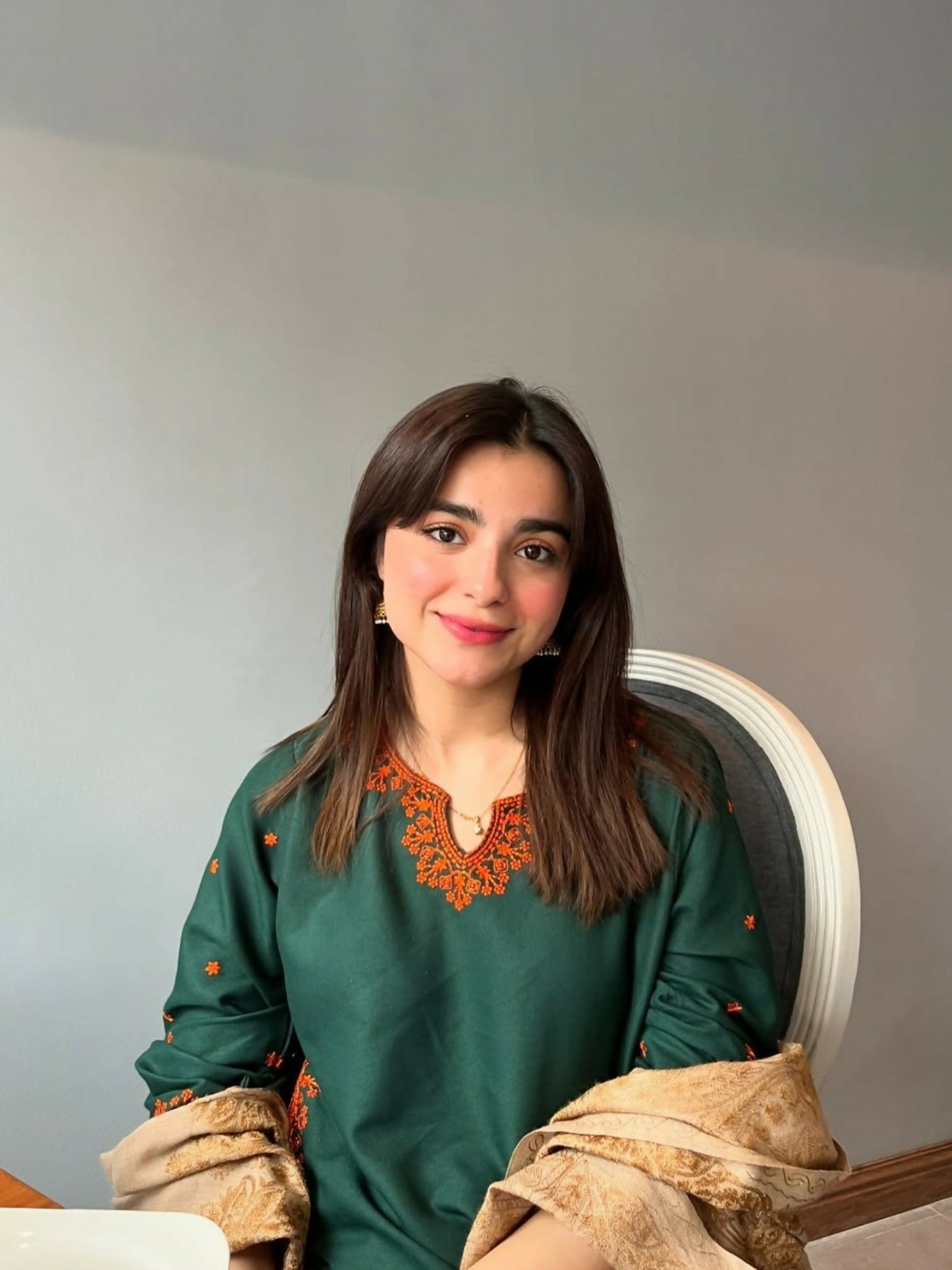 Stylish Collection Aaraish Linen Embroidered Stitched 2-Piece Suit-Grace