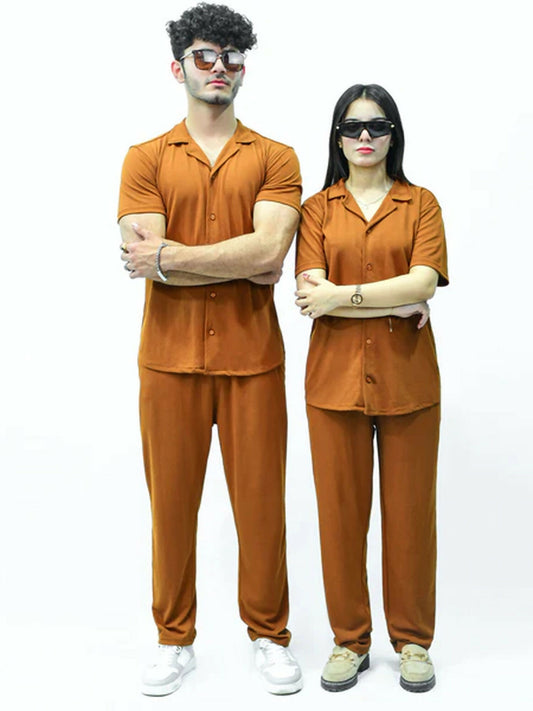 Jupiter Plain Celebrity French Co-Ord Set-14518