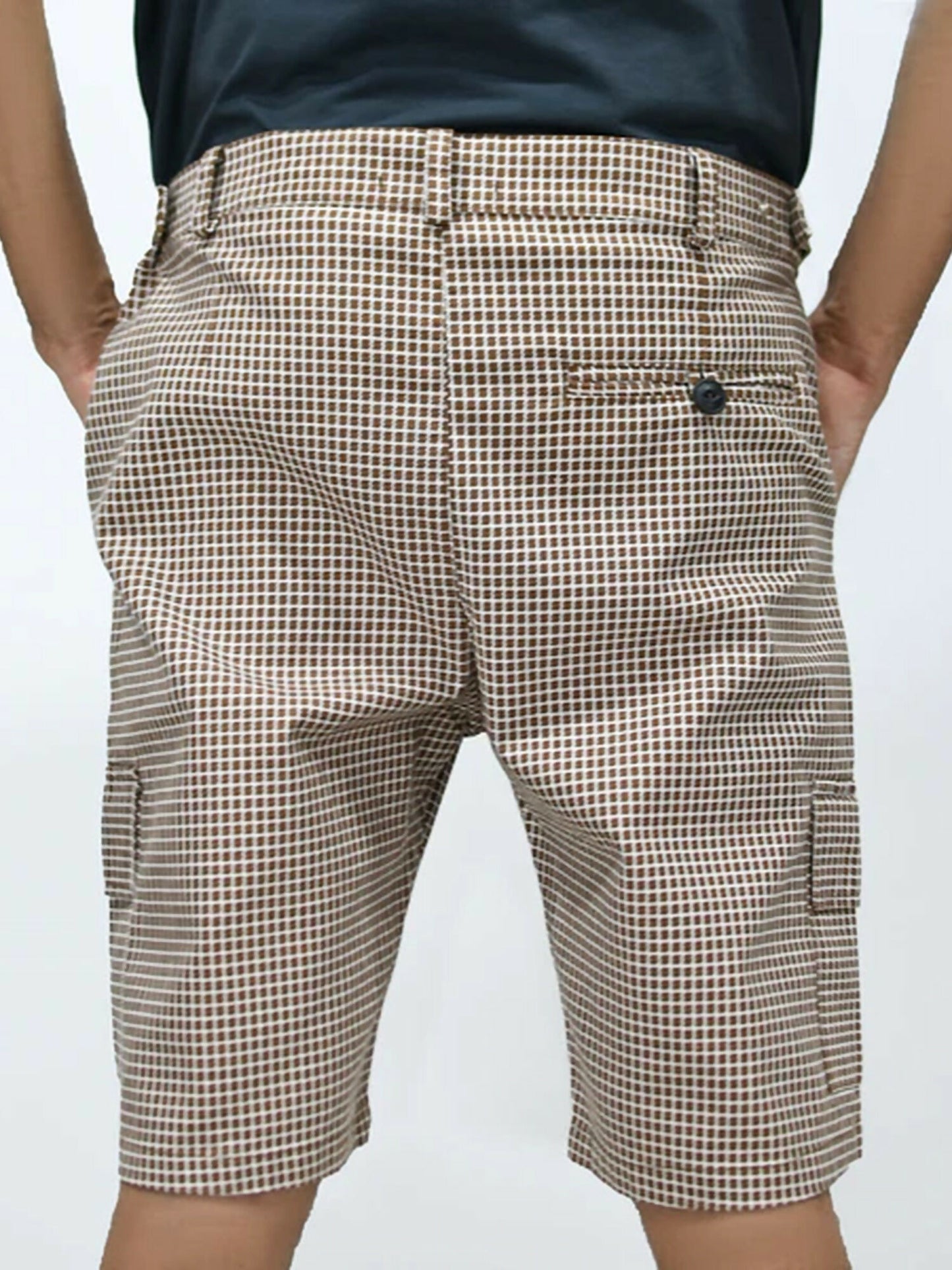 Jupiter Printed Gridlock Edition Cargo Shorts-15134