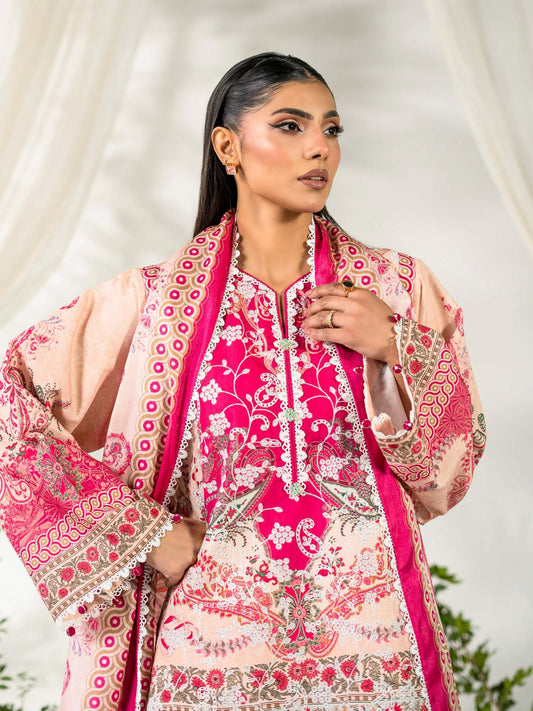 Rabazka Lawn Embroidered Unstitched 3-Piece Suit-WUS-PELW-3PCS-S26-06