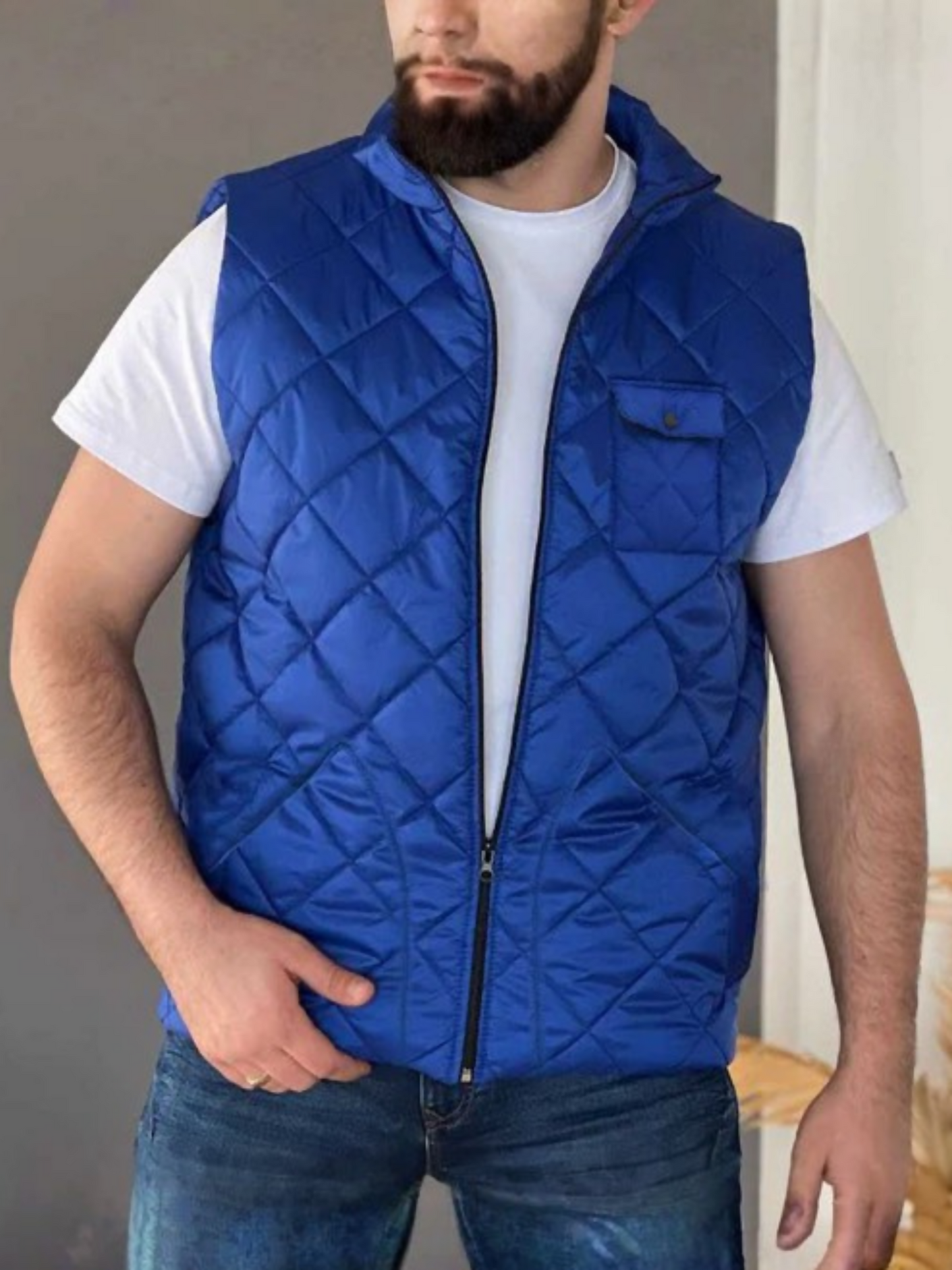 Jupiter Plain Soft Candy Puffer Gillet-13048