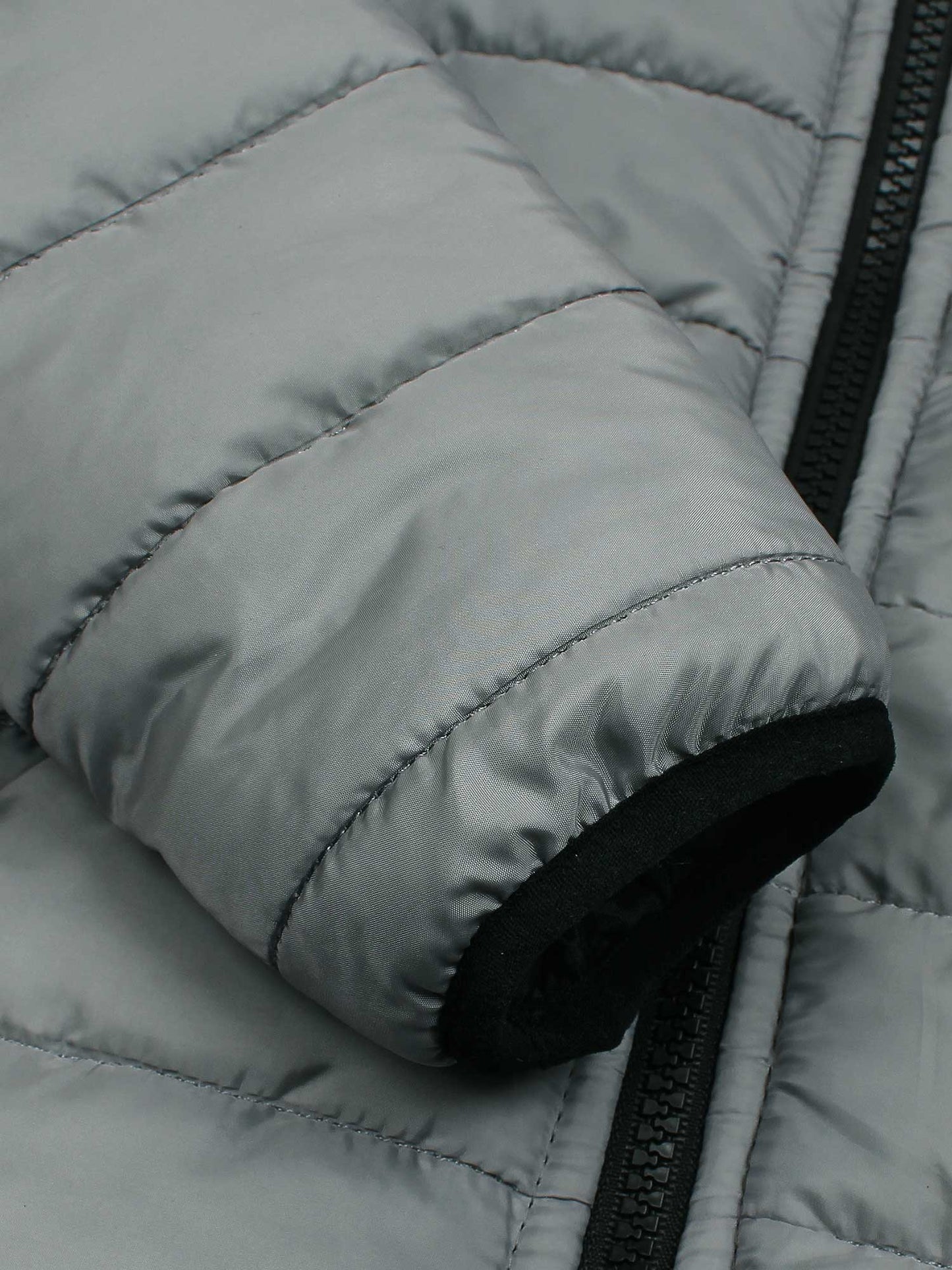 Velvour Full Sleeves Hooded Puffer Jacket-VJ63-B