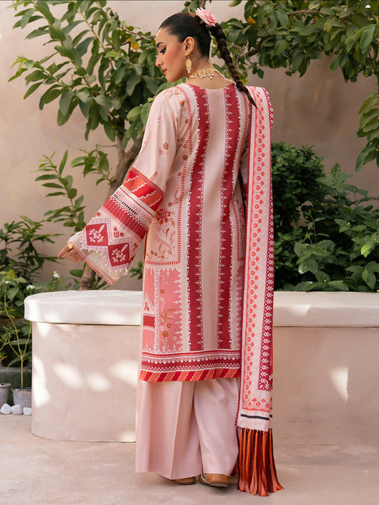 Binilyas Kotrai Embroidered Unstitched 3-Piece Suit-795-A