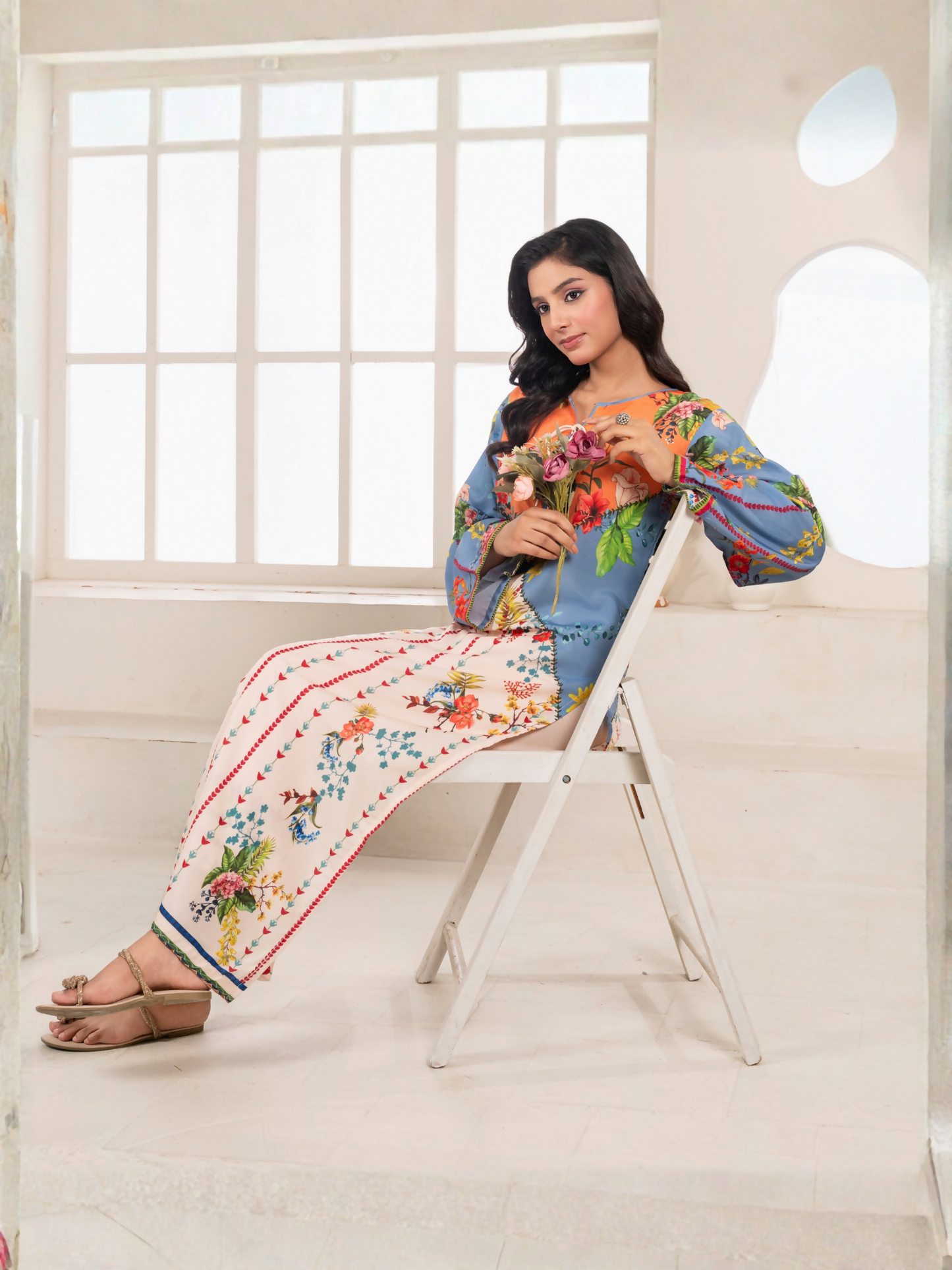 MH Cloth House Poly Lawn Printed Co-Ord Set-Arzoo