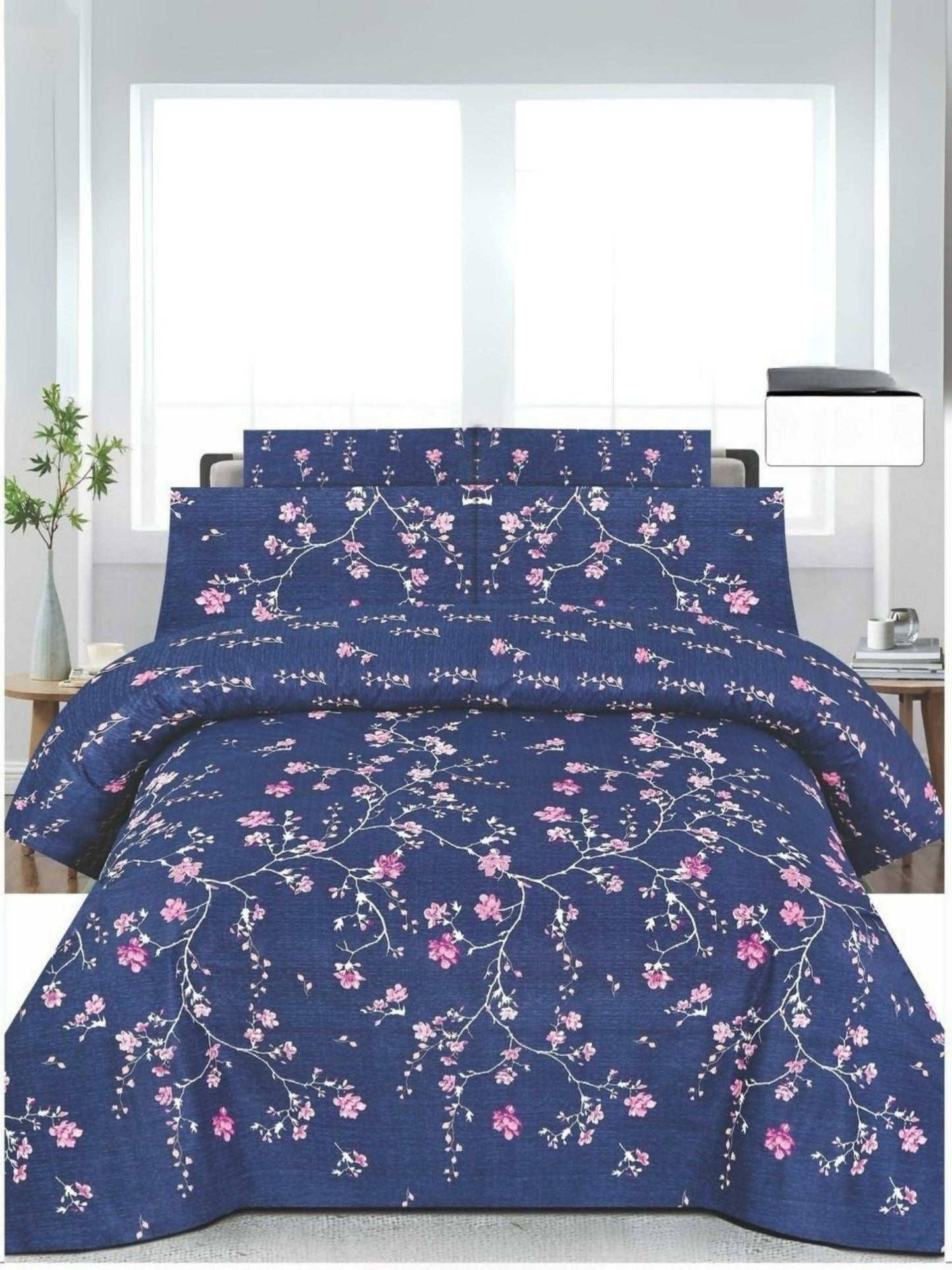 Salonika Cotton Printed 6-Piece Comforter Set-469