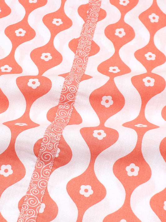 Velvour Girls Cotton Printed Co-Ord Set-VG142-B