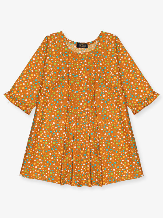 Velvour Girls Cotton Printed Stitched Tunic-VG92-A