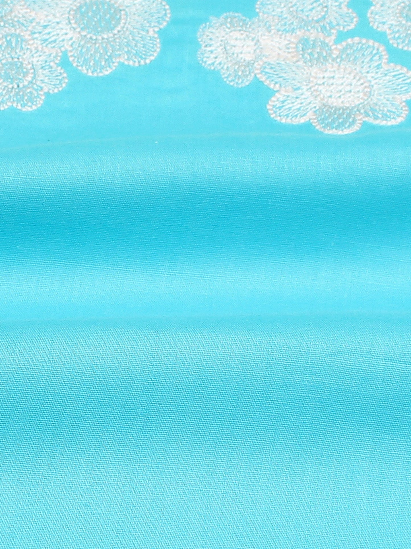 Velvour Girls Cotton Embroidered Co-Ord Set-VG162-C