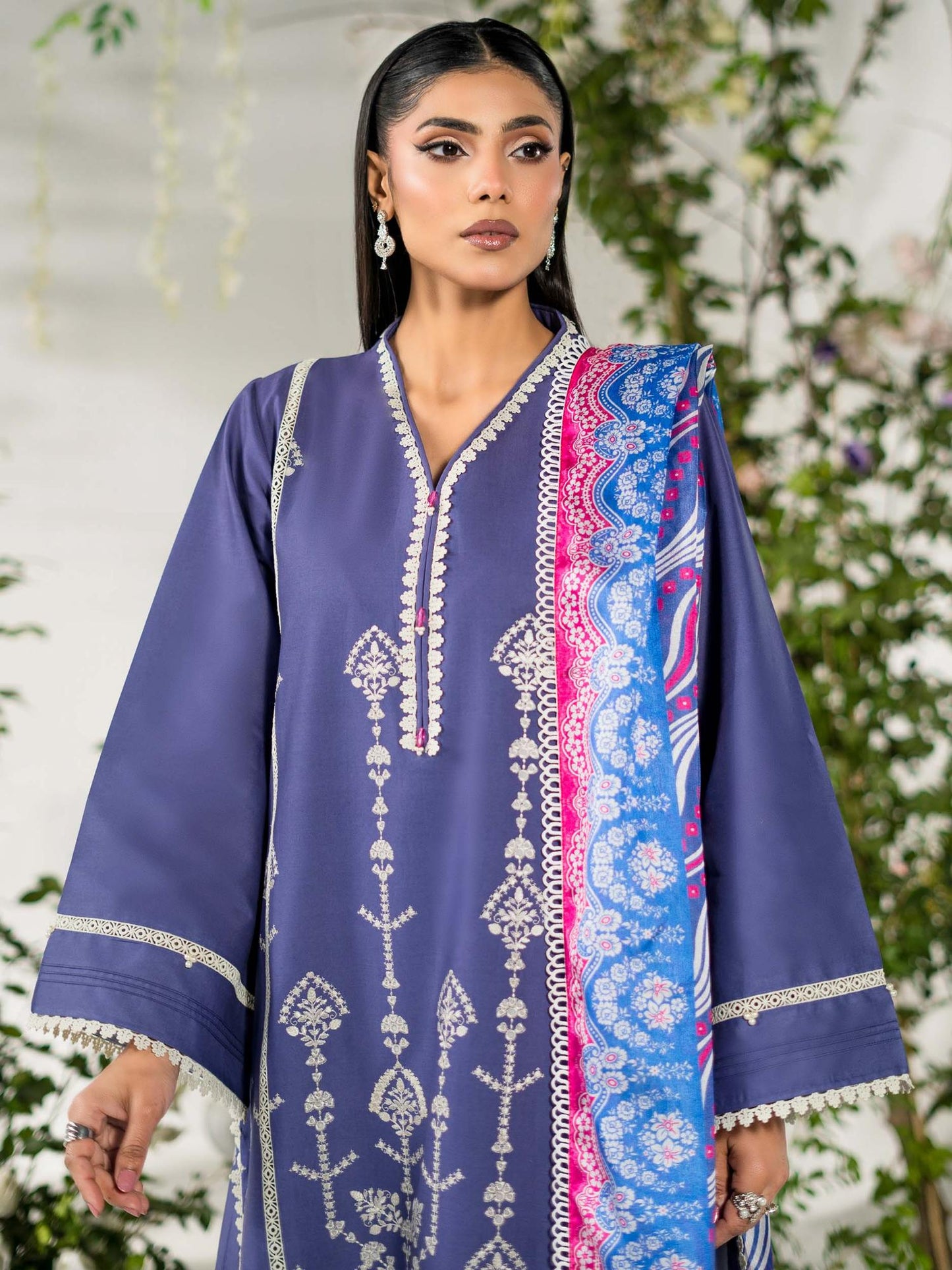 Rabazka Lawn Embroidered Unstitched 3-Piece Suit-WUS-DELW-3P-S26-03