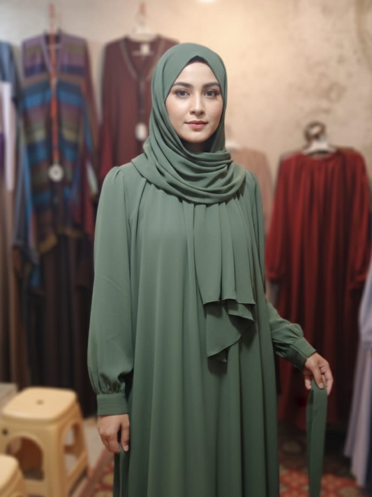 Islami Hijab Centre Haya Premium Series Imported Nida Abaya Set