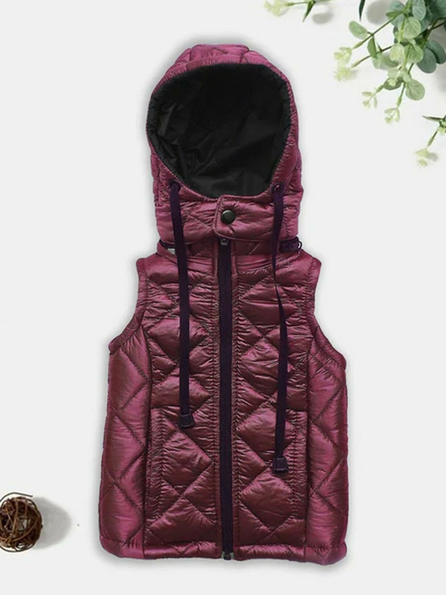 Jupiter Plain Kids Removable Hood Puffer Jacket-13200