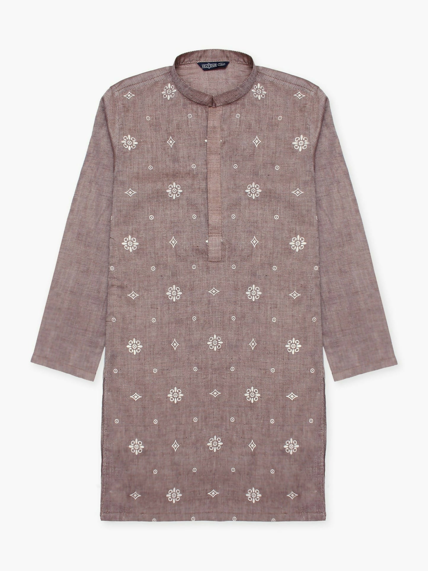 Velvour Boys Cotton Printed Stitched Kurta-VB203-A