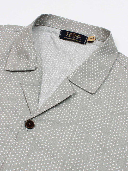 Velvour Cotton Printed Co-Ord Set-VC32