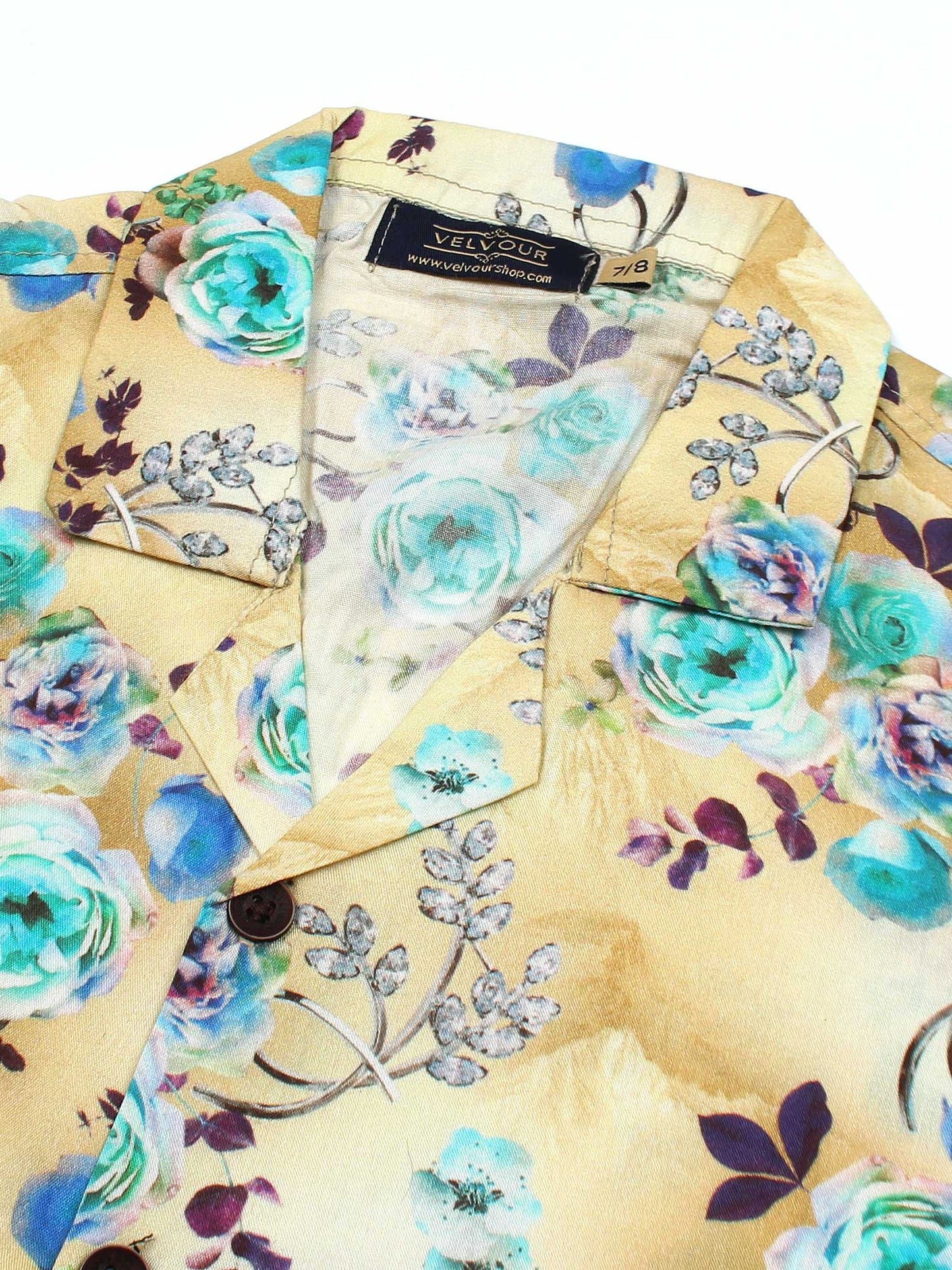 Velvour Soft Linen Printed Co-Ord Set-VC27