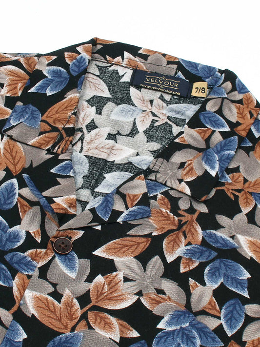 Velvour Soft Linen Printed Co-Ord Set-VC23