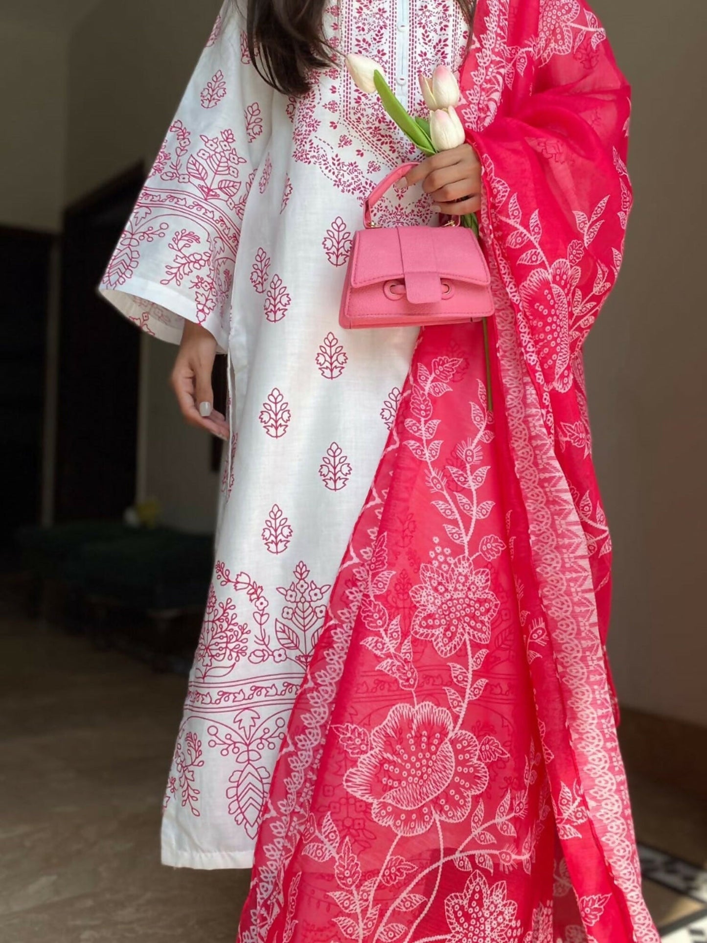 Stylish Collection Allure Lawn Cotton Printed Stitched 3-Piece Suit-Noor Baano
