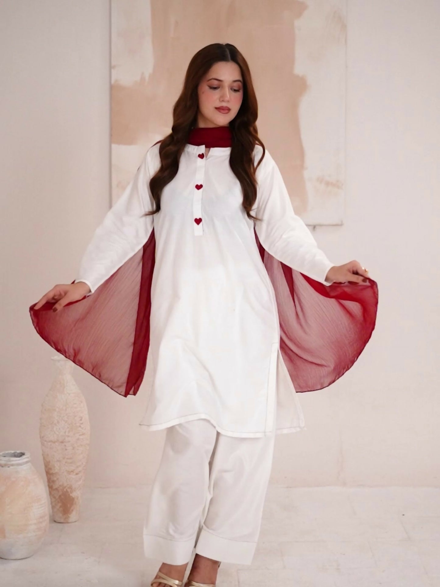 Stylish Collection Luxe Edit Linen Stitched 3-Piece Suit-Noor