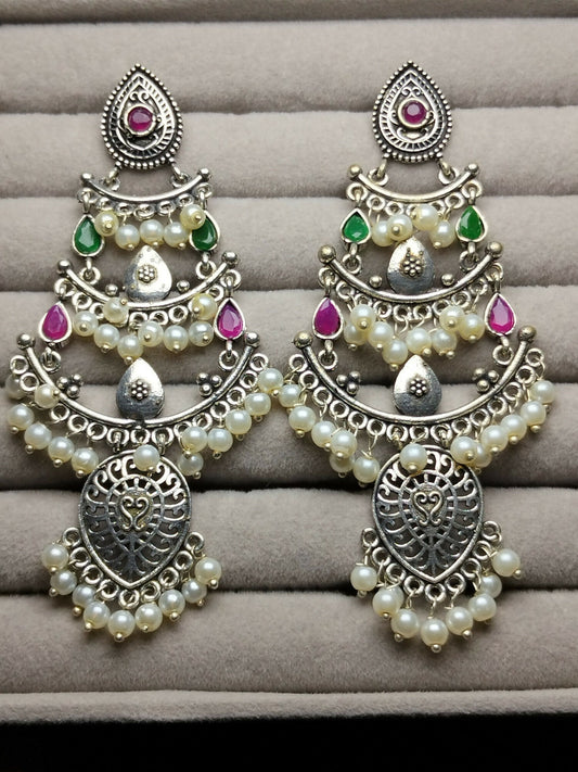 H&A Jewellery Oxidized Brass Handmade Earrings