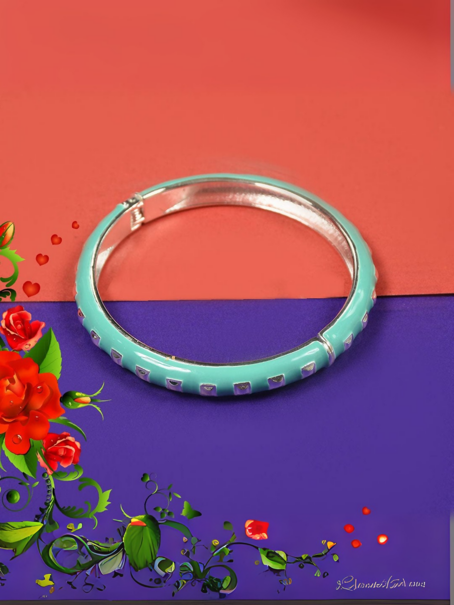 Mini Box design Clutch Bangle (4)
