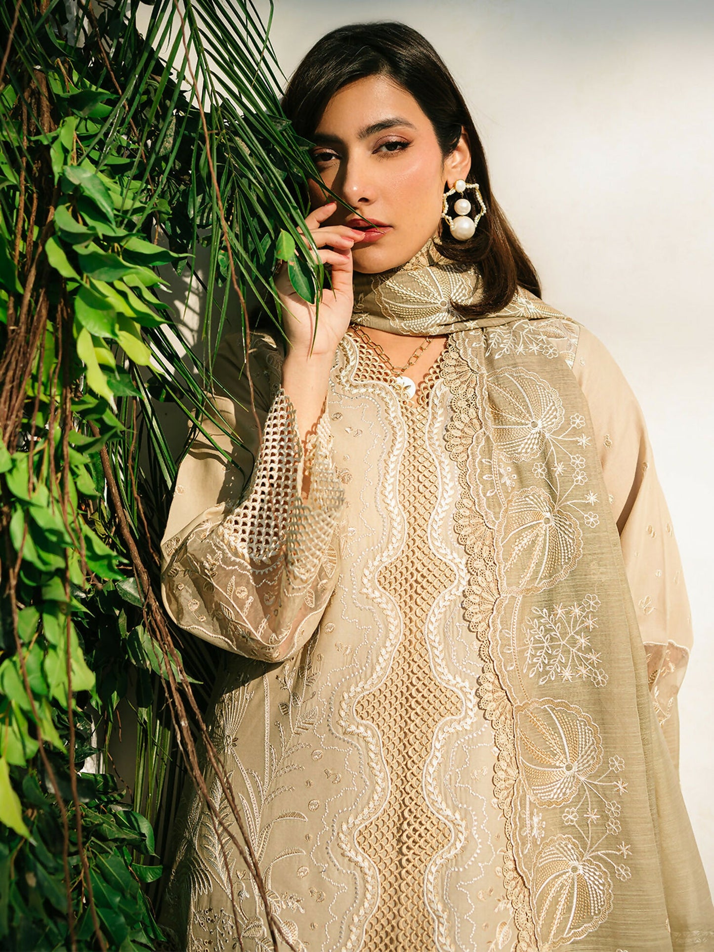 Binilyas Lawn Embroidered Unstitched 3-Piece Suit-232-B