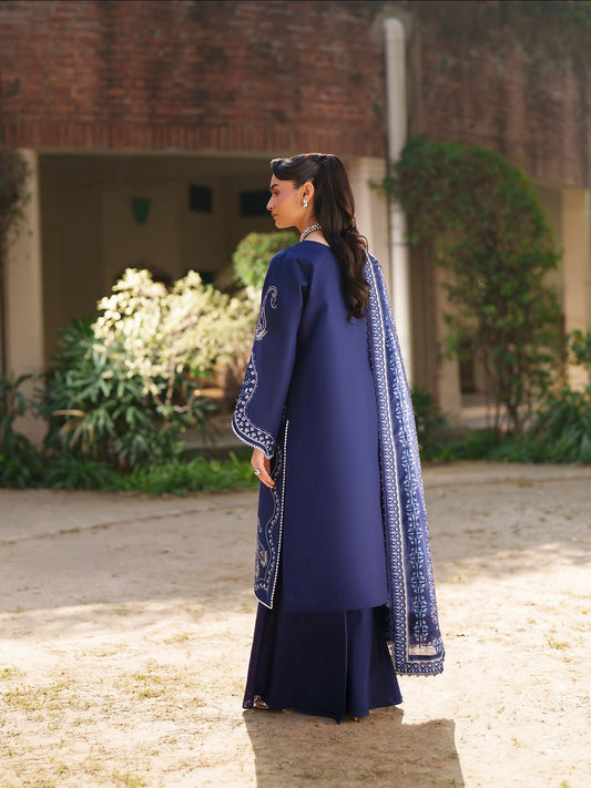 Mahnur Fiona Lawn'26 Embroidered Unstitched 3-Piece Suit-F-06