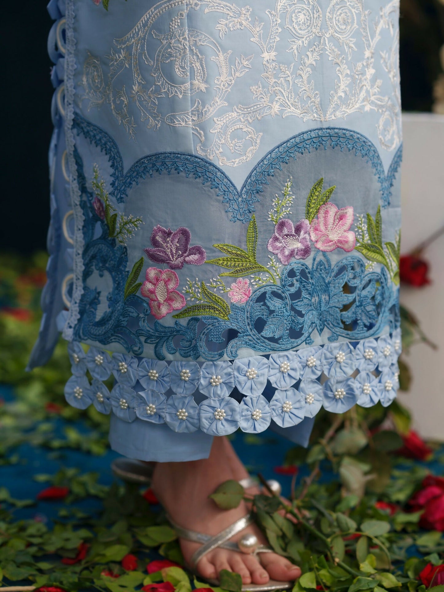 Parishay Summer Queen Lawn Embroidered Unstitched 3-Piece Suit-SQ-12