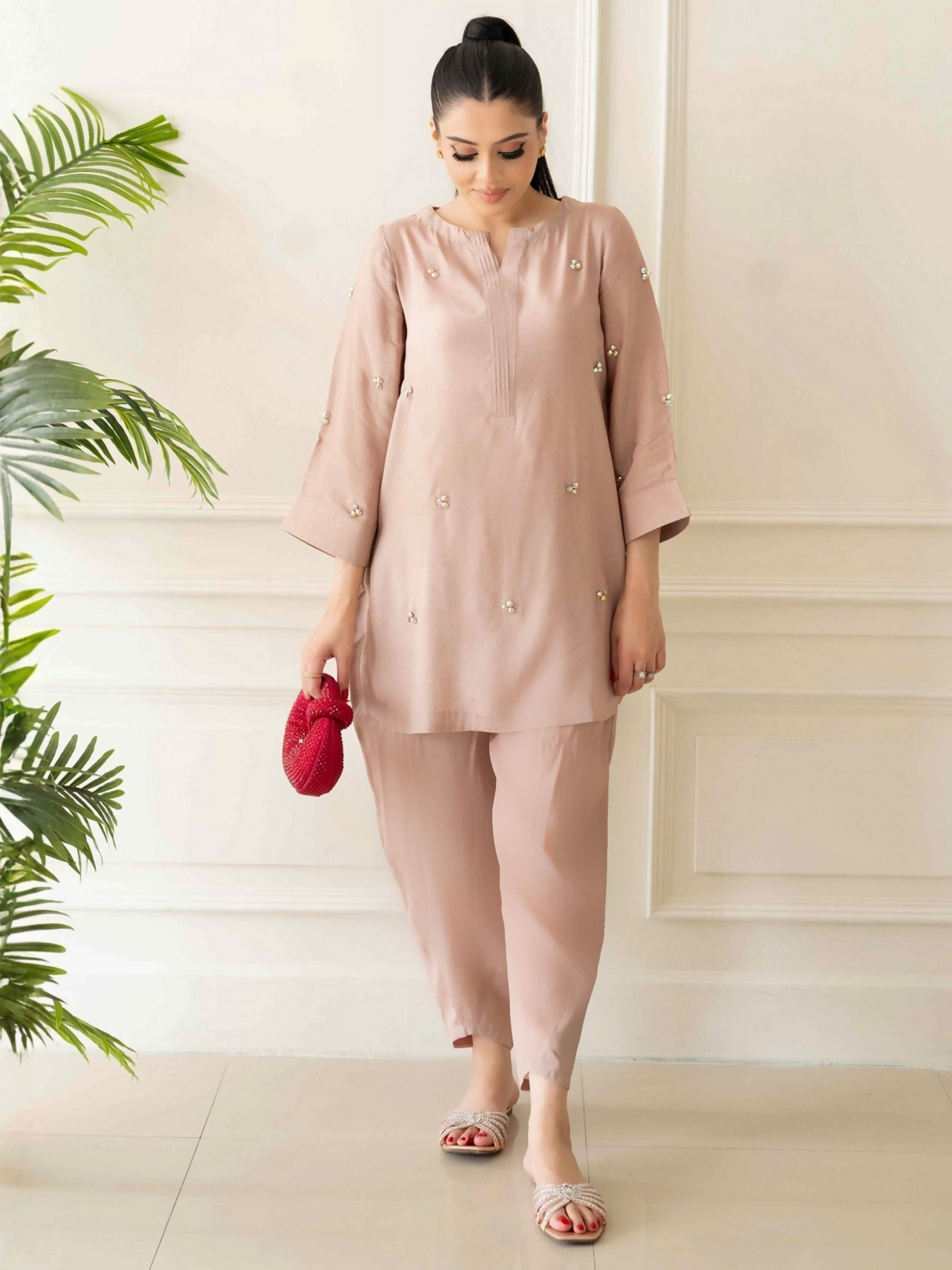 Allure By IH Co-Ord Drop 1 Thai Silk Embellished Co-Ord Set-Gloria