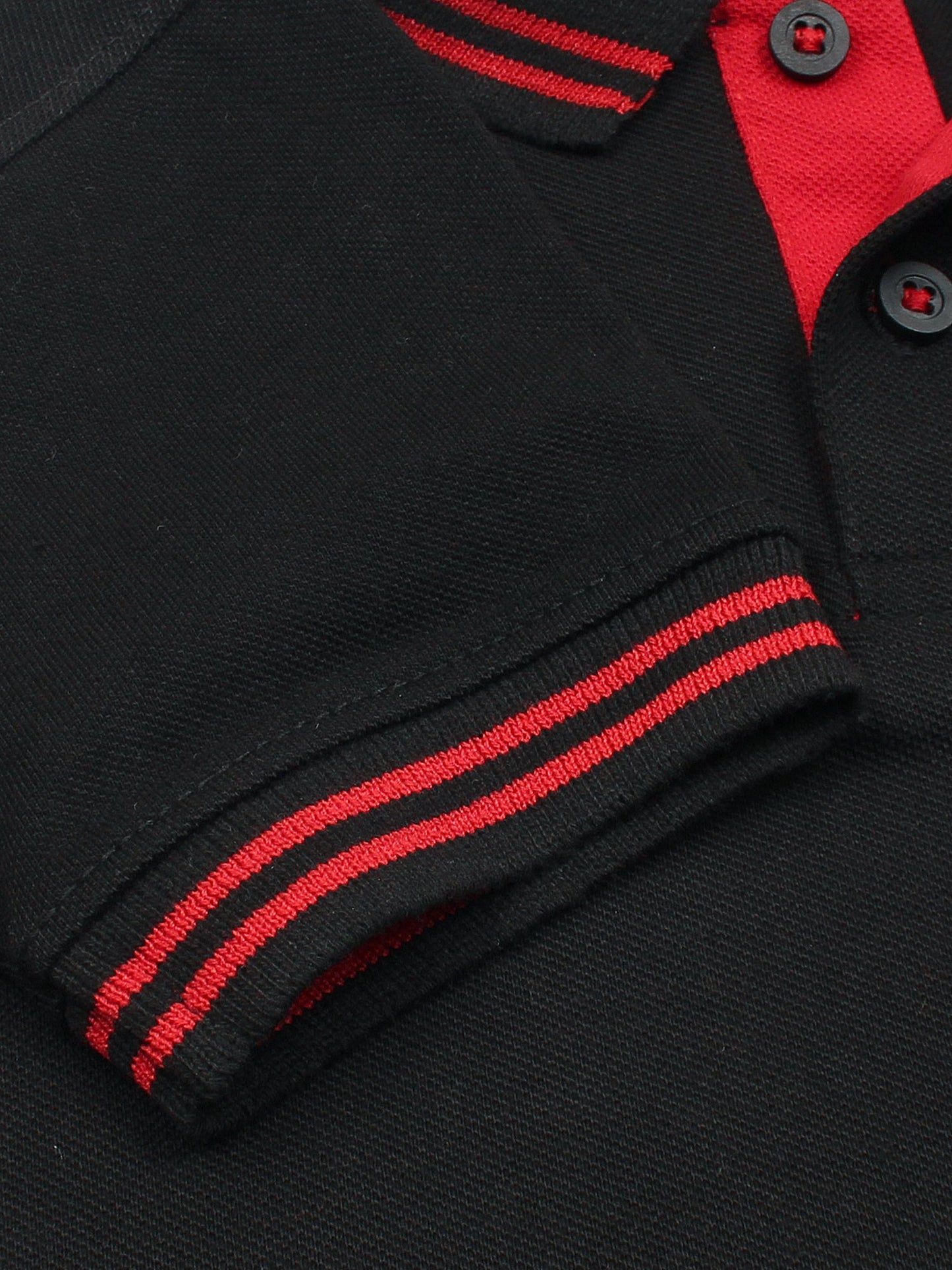Velvour Boys Pique Tipping Collar Polo Shirt-VP11-A