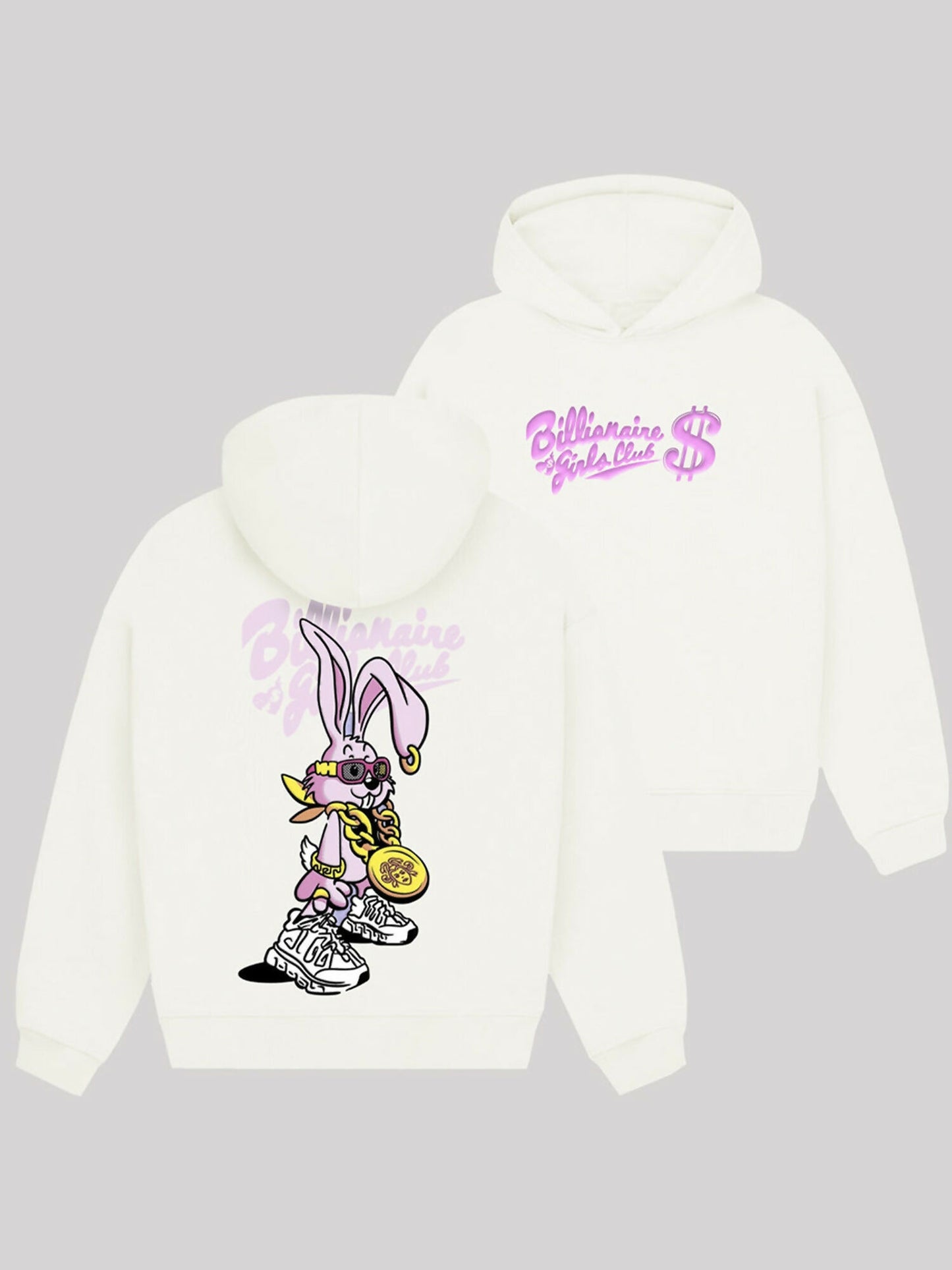 Jupiter Oversized Billionaire Club Printed Hoodie-14889