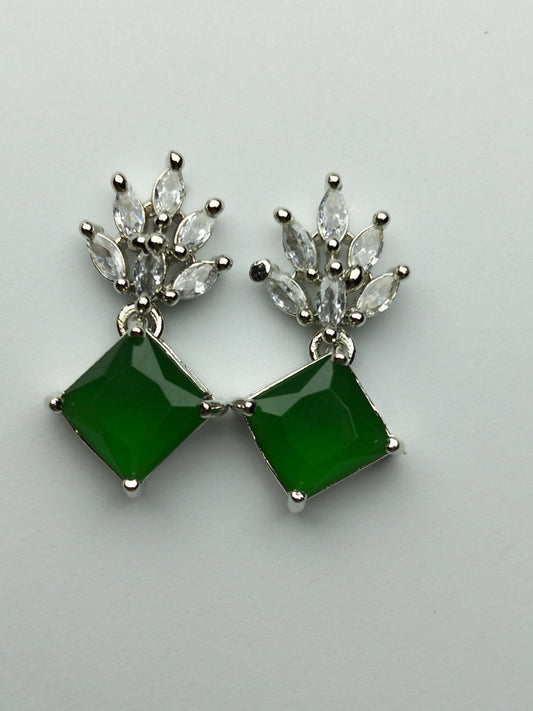 H&A Jewellery One Carat American Diamond Earrings