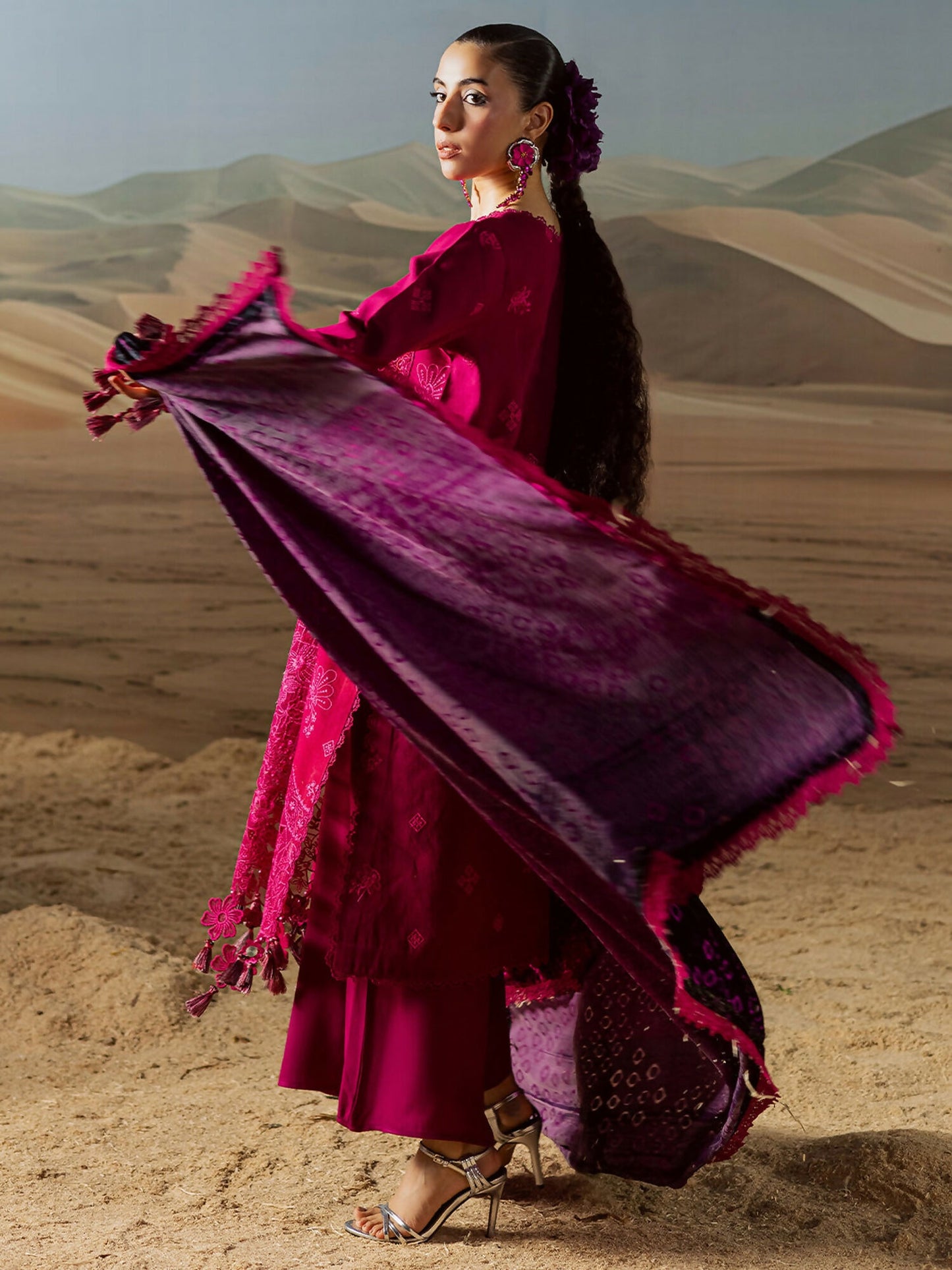 Mahnur Amelia Kotrai Embroidered Stitched 3-Piece Suit–CK-011