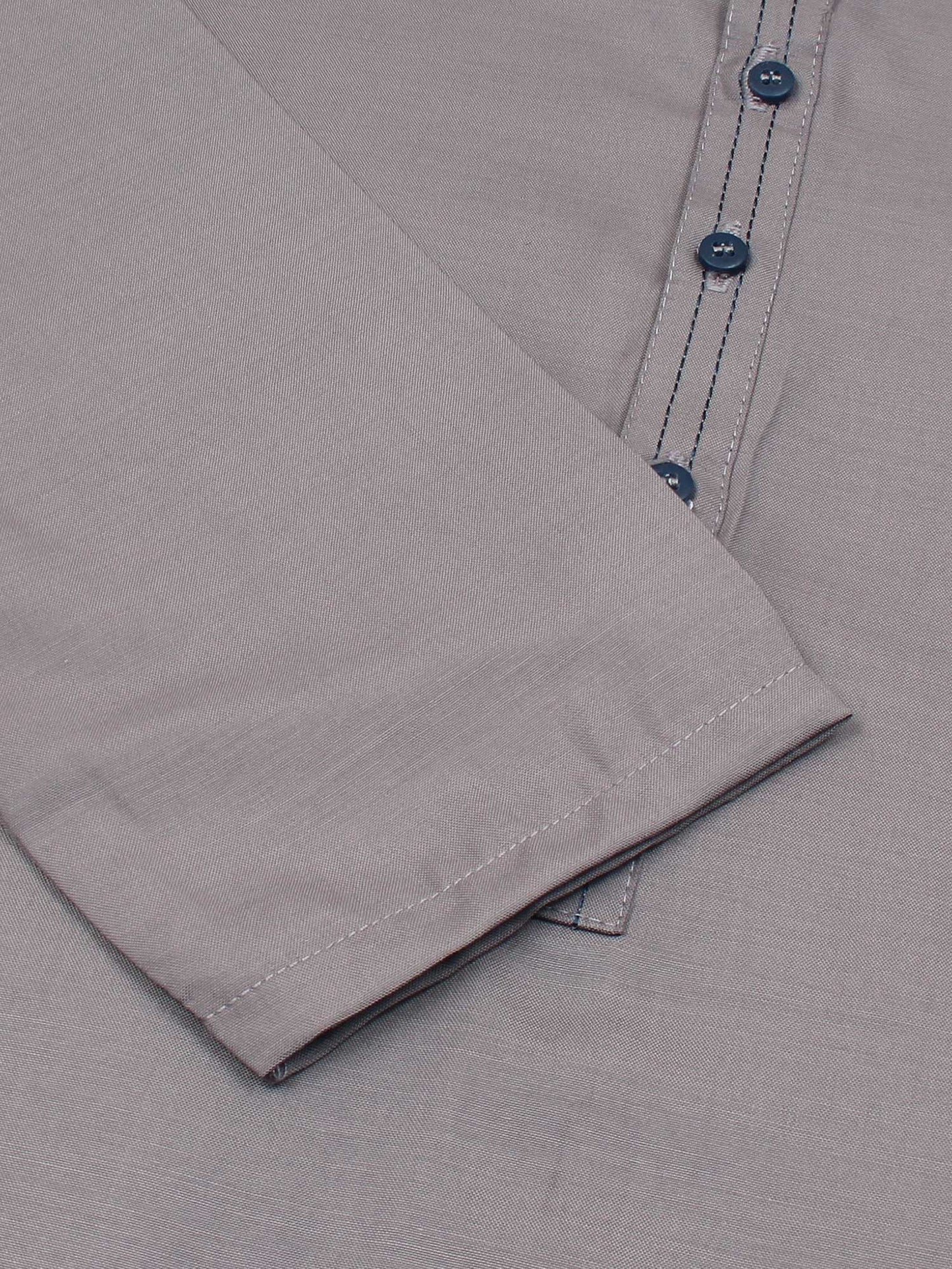 Velvour Boys Cotton Embroidered Stitched Kurta Shalwar Suit-VB201-D