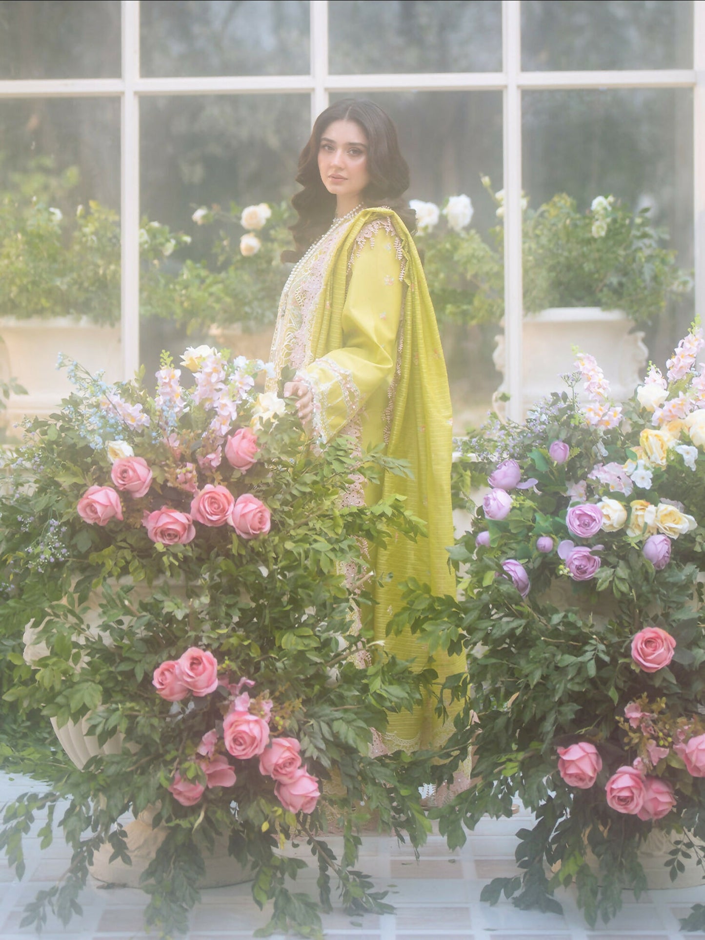Binilyas Freesia Lawn Embroidered Unstitched 3-Piece Suit-105-A