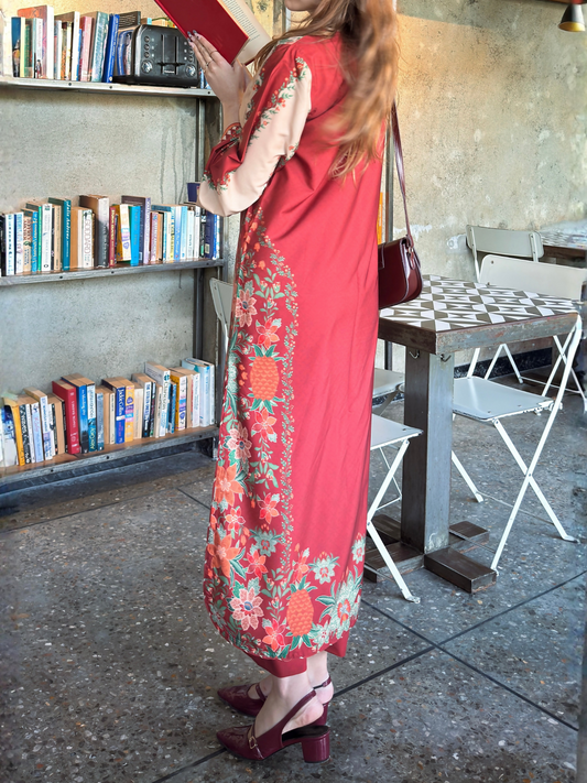 Sehrish Kanwal K-Ord Crepe Printed Co-Ord Set-Rossa