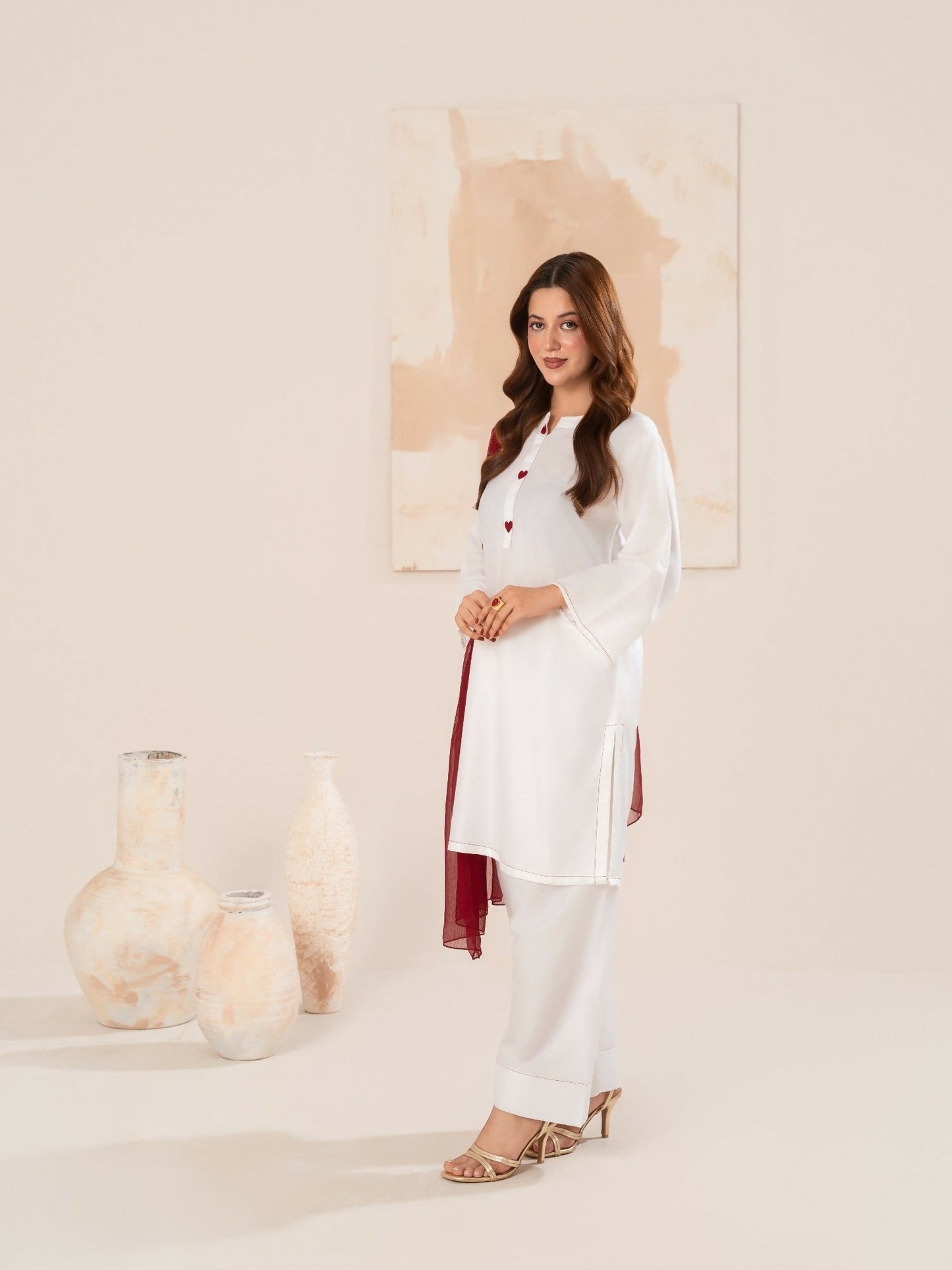 Stylish Collection Luxe Edit Linen Stitched 3-Piece Suit-Noor