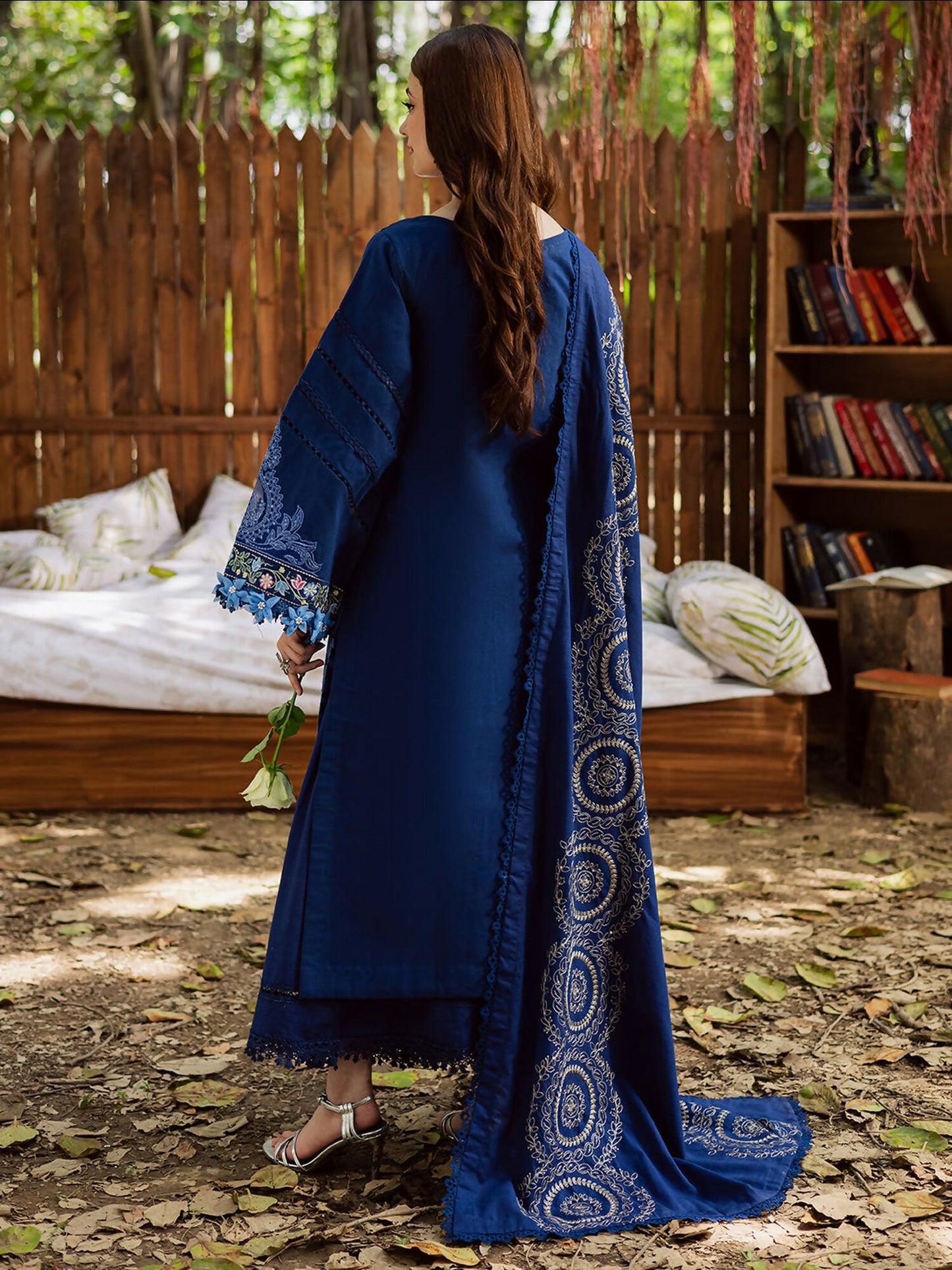 Parishay Winterwood Tales Khaddar Embroidered Unstitched 3-Piece Suit- WW - 02