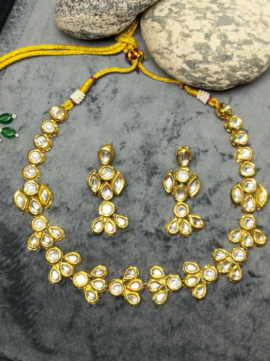 H&A Jewellery Indian Kundan Handmade Choker Set