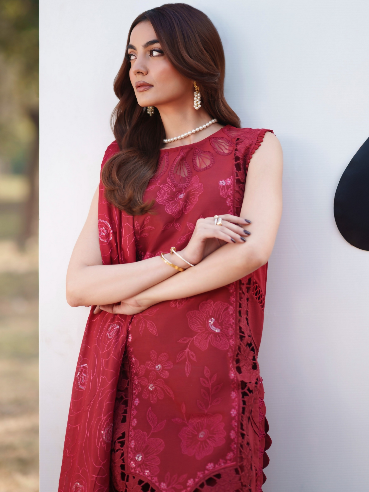 Parishay Summer Queen Lawn Embroidered Unstitched 3-Piece Suit-SQ-01