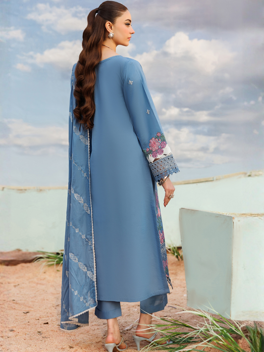 Parishay Shangrila Lawn Vol 2 Embroidered Unstitched 3-Piece Suit-ANG-03
