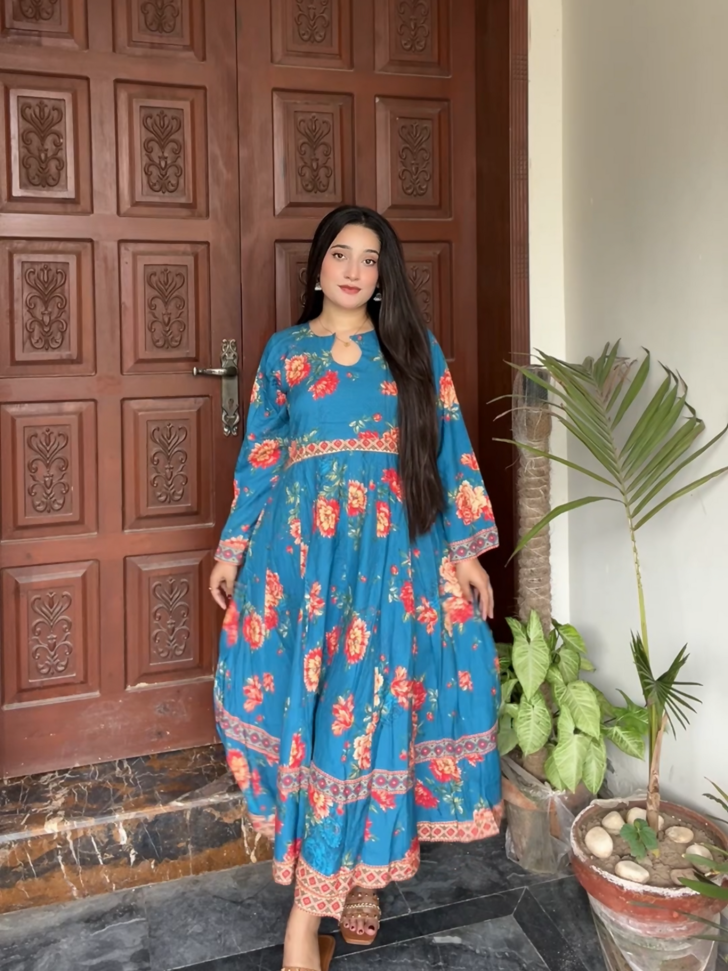 Bin Shaukat Khaddar Printed Stitched 2-Piece Suit