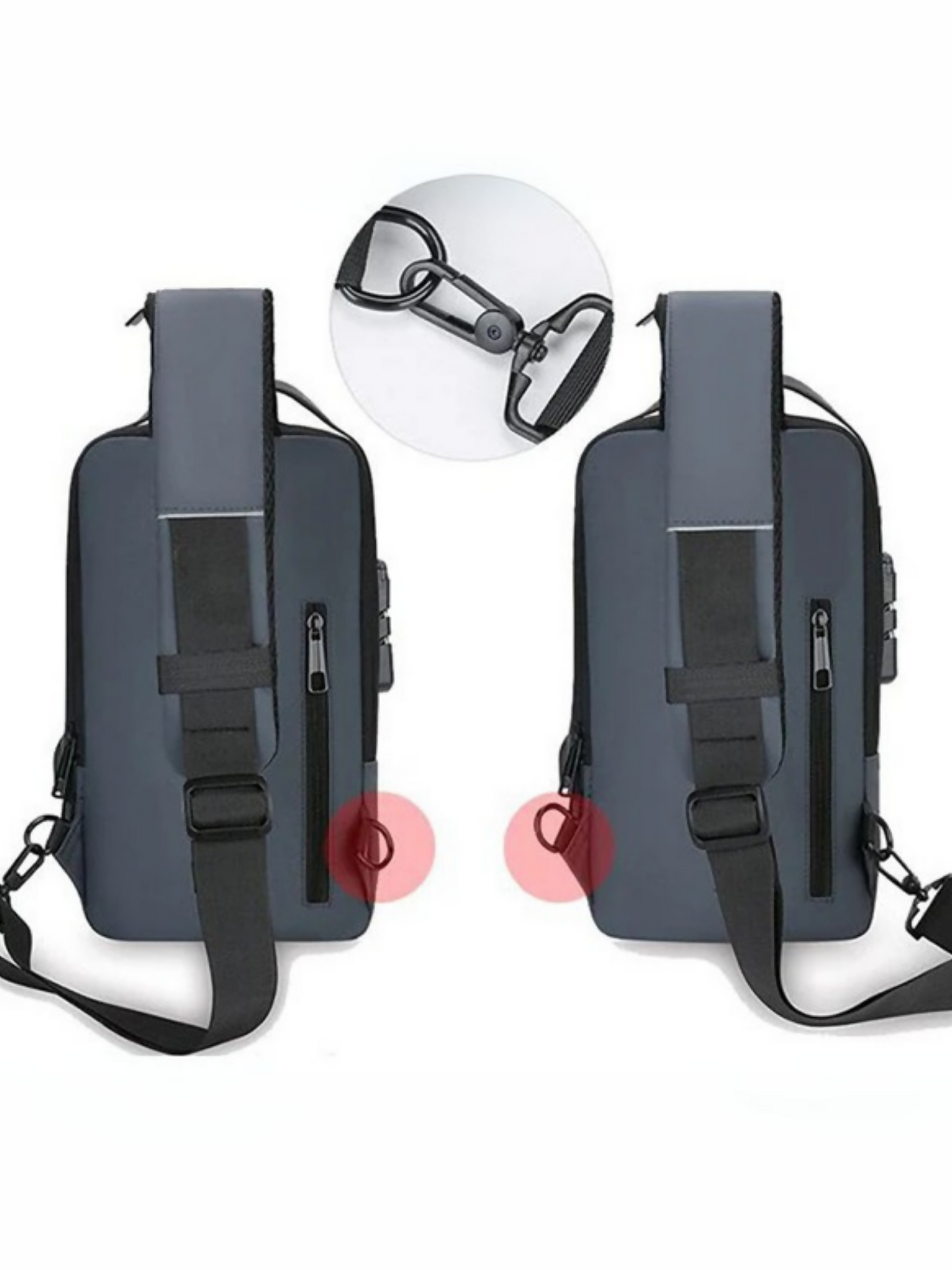 Funky's Usb Charging Smart Storage Shoulder Bag-14695