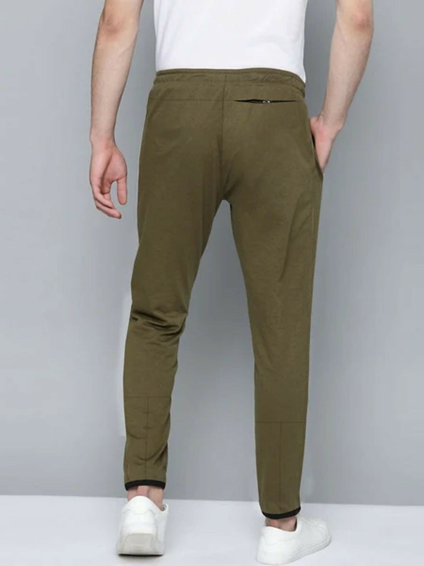 Jupiter Plain High Quality Double Belt Fleece Trousers-11913