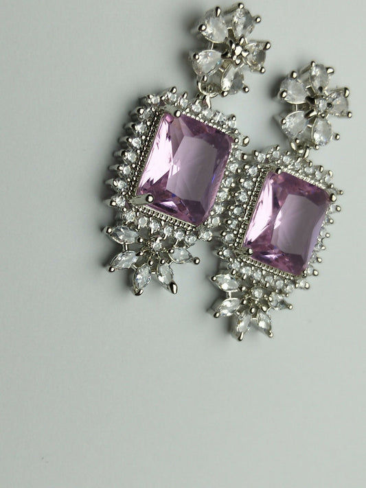 H&A Jewellery One Carat American Diamond Earrings