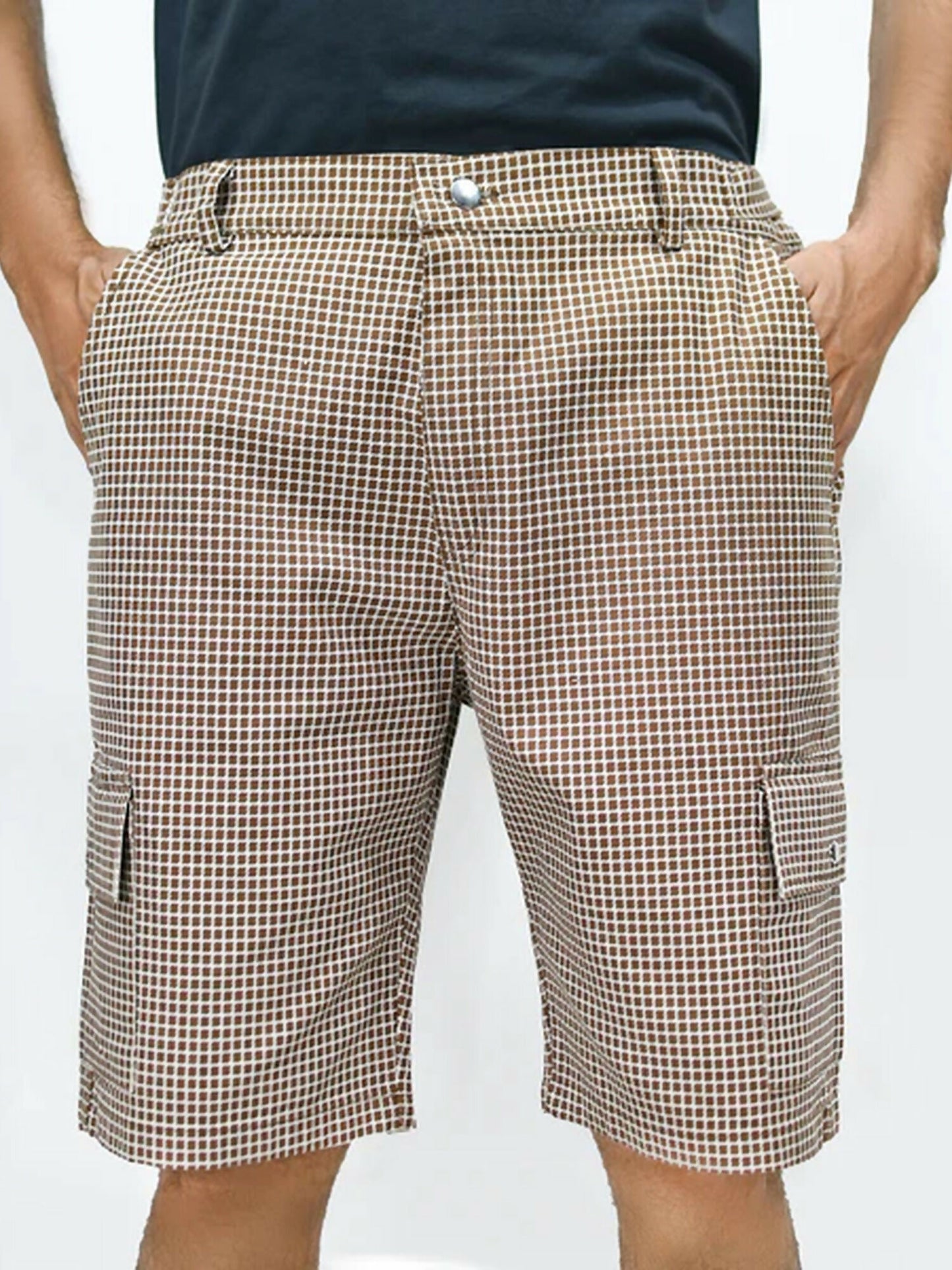Jupiter Printed Gridlock Edition Cargo Shorts-15134