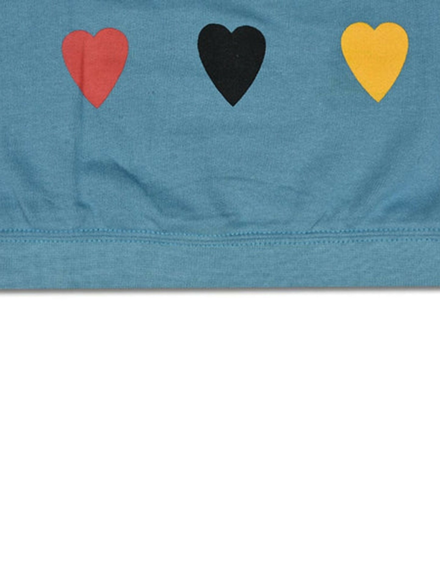Funky's kid's Mini Color Heart Printed Zinc Sweat Shirt-10200