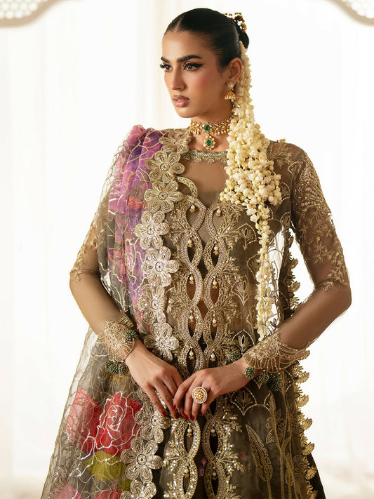 Parishay Ranibagh Luxury Formals Organza Embroidered Unstitched 3-Piece Suit-Nayab