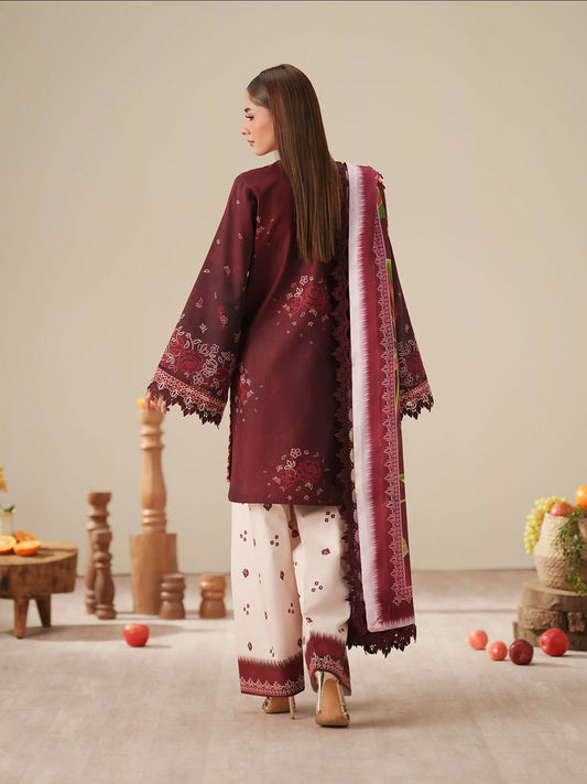 Binilyas Jojo Summer'26 Lawn Embroidered Unstitched 3-Piece Suit-81B